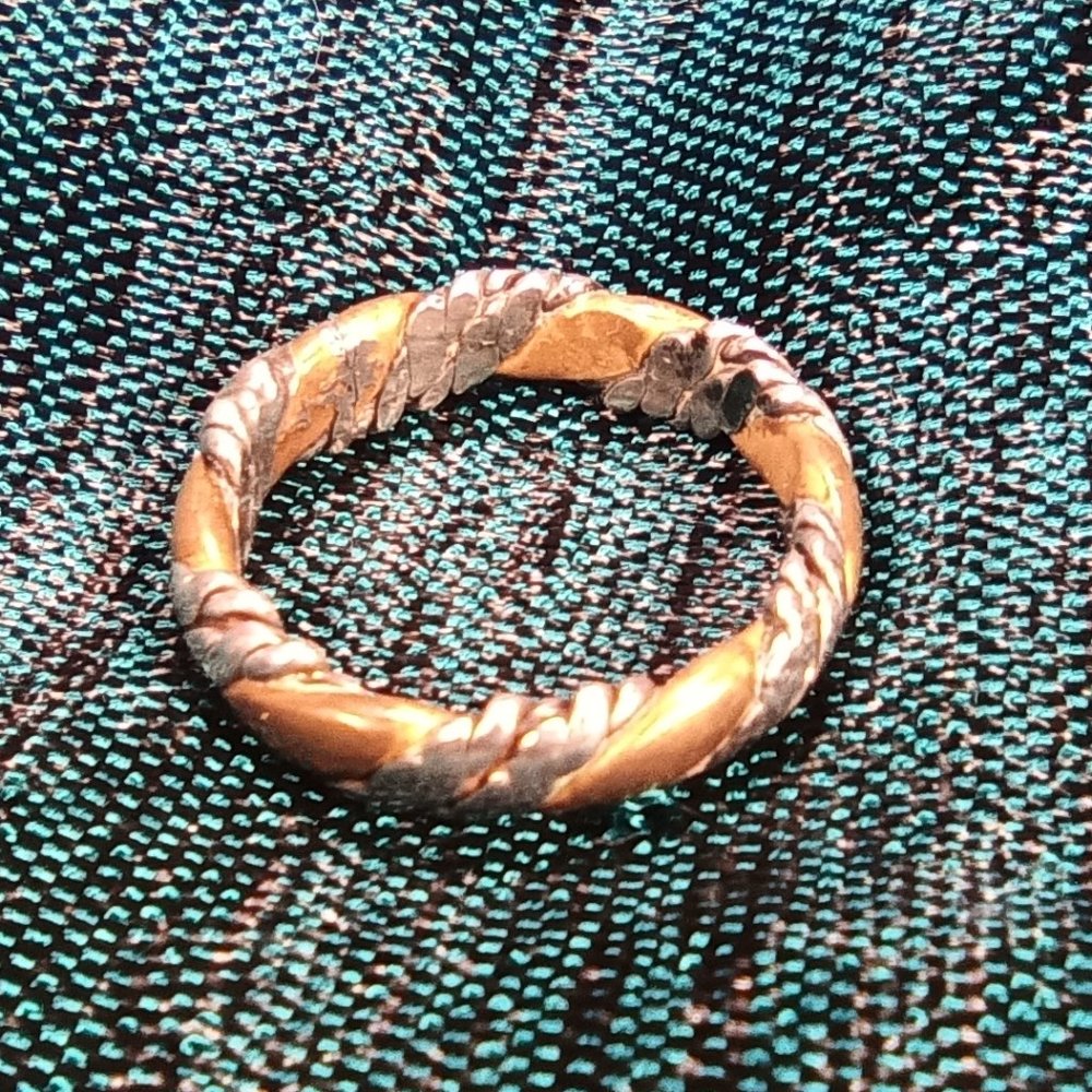 Sterling Silver And Copper Ring - image 6